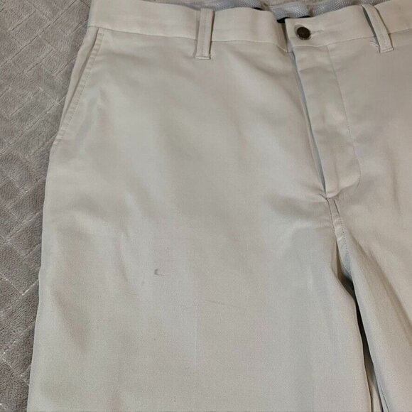 Gallaway Mens 34x30 Chino Pants Beige Straight Leg Mid Rise Golf Athletic - Picture 4 of 11